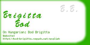 brigitta bod business card